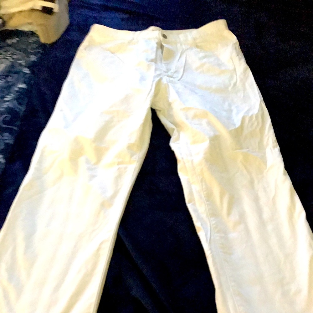 Mens Calvin Klein white pants size 36x30